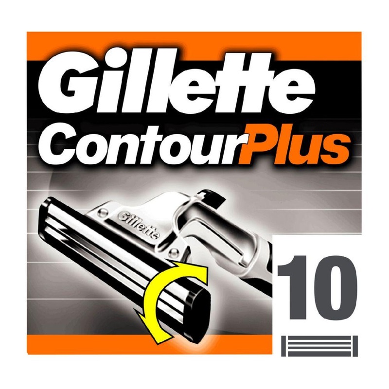 Contour Plus MenS Razor Blades 10 Razor Blades Refills