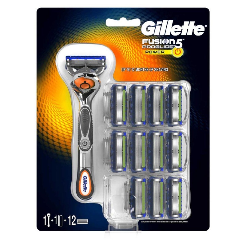 Fusion5 Proglide Power Razor + Blades 11Pk