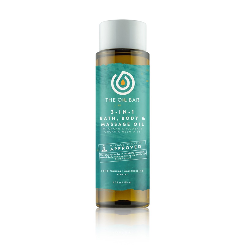 Ylang Ylang & Sweet Orange Essential Oils Aromatherapy 3-in-1 Bath, Body & Massage Oil