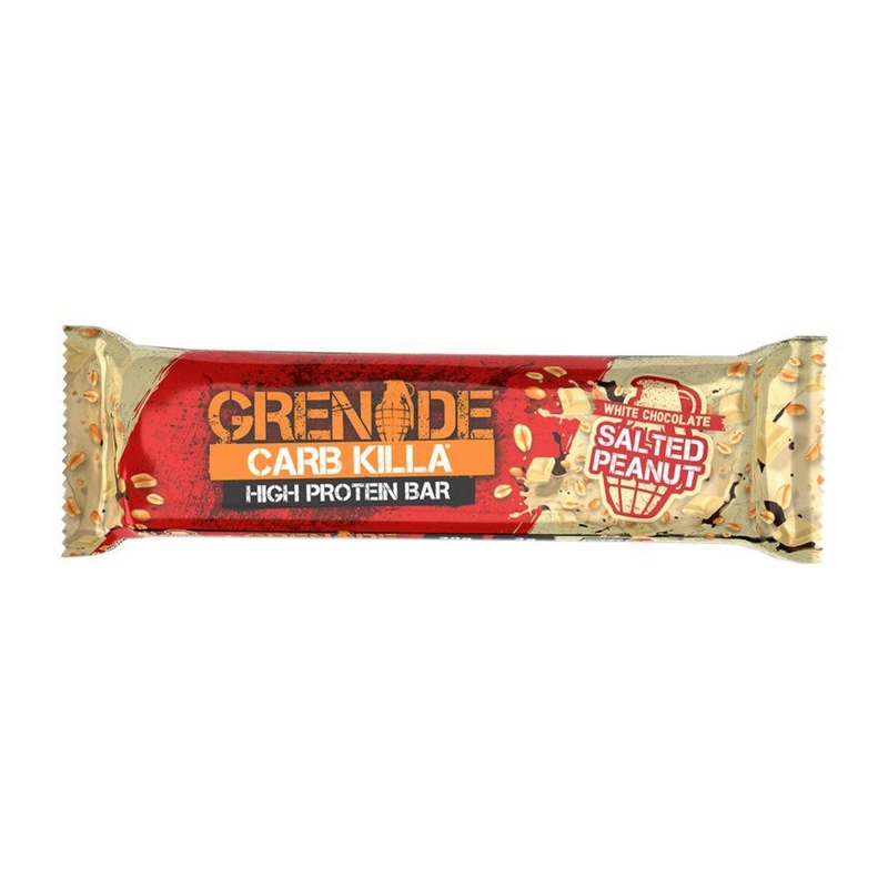 Carb Killa High Protein Bar White Chocolate Salted Peanut – 60G