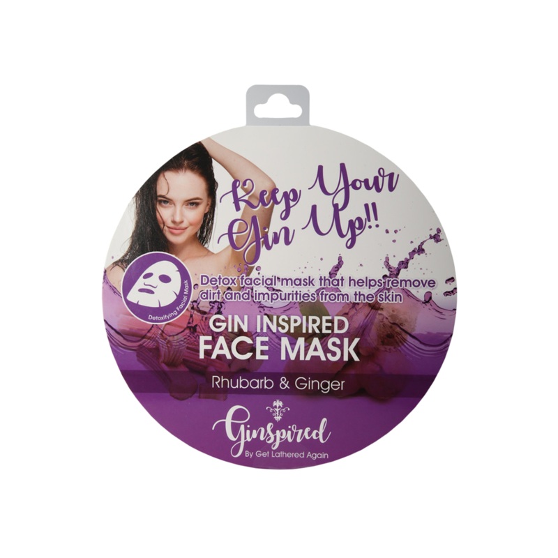 Ginspired Face Masks In Wallets Rhubarb & Ginger