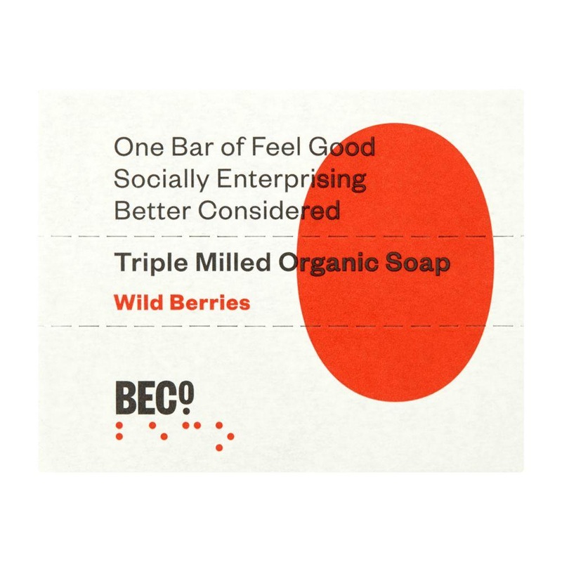 Organic Soap Bar Wild Berries 100G