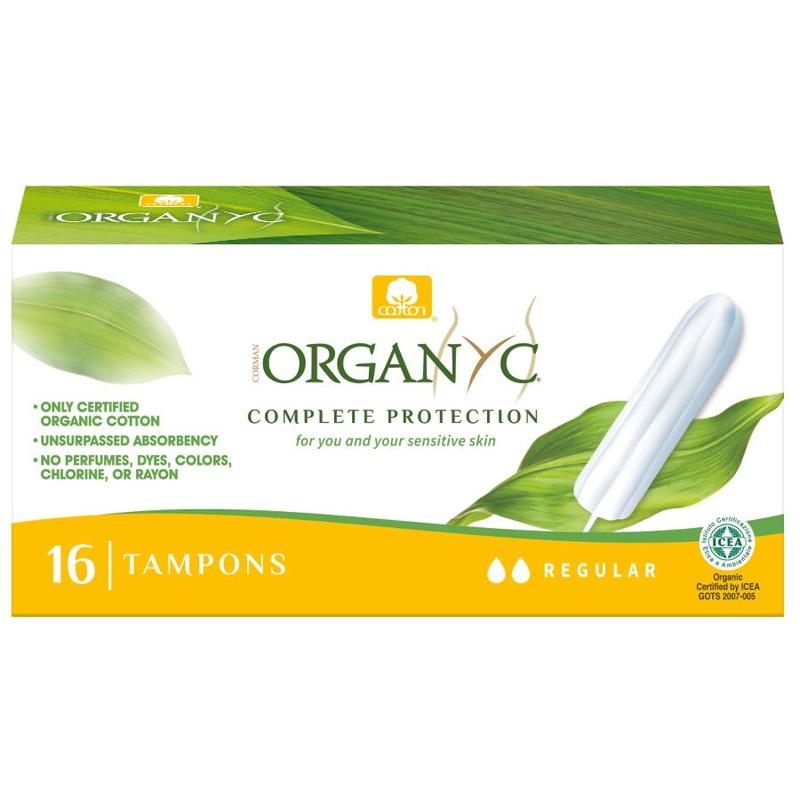 Tampons Regular 100% Organic Cotton 16 unit