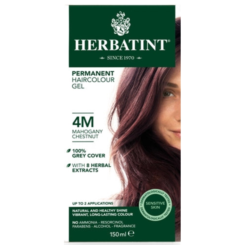 4M Mahogany Chestnut Permanent Hair Colour Gel 150ml