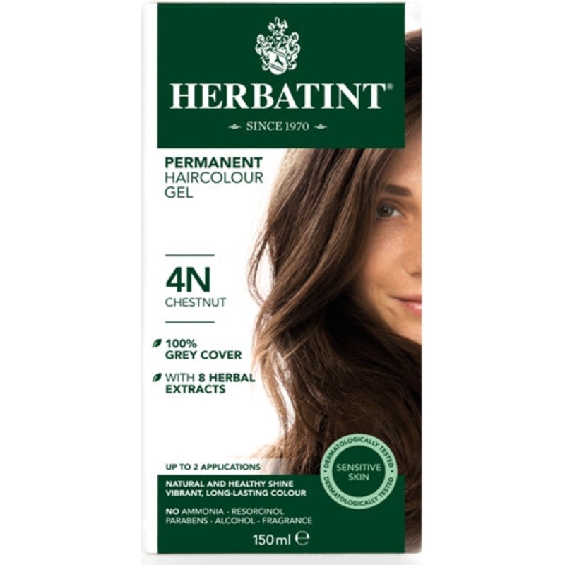4N Chestnut Permanent Hair Colour Gel 150ml