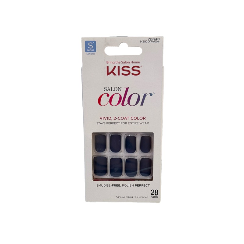 Kiss Salon Color 28 Short Nails 76043