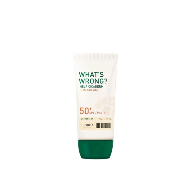 FRUDIA Whats Wrong? Help Cicaderm Sun Cream SPF50+ 50g