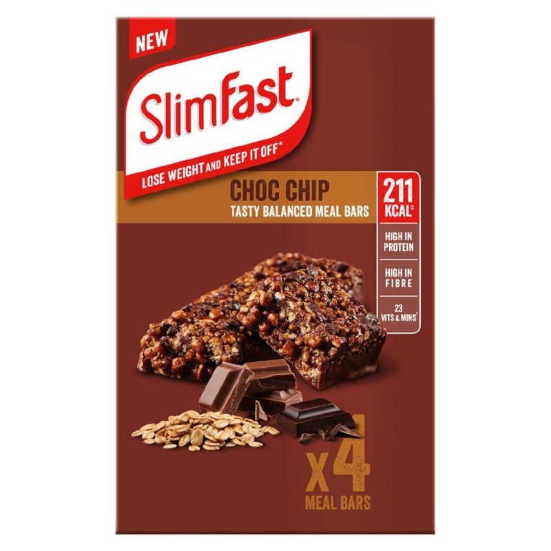 Meal Replacement Bar Chocolate Chip – 4 X 60G