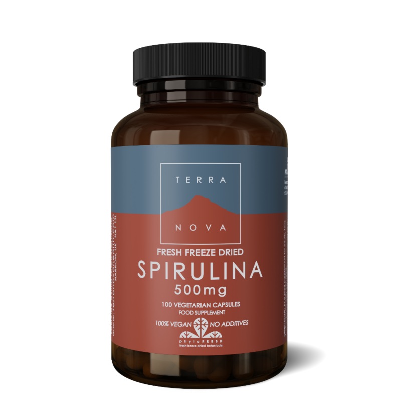 Spirulina 500mg Organic 100 capsules