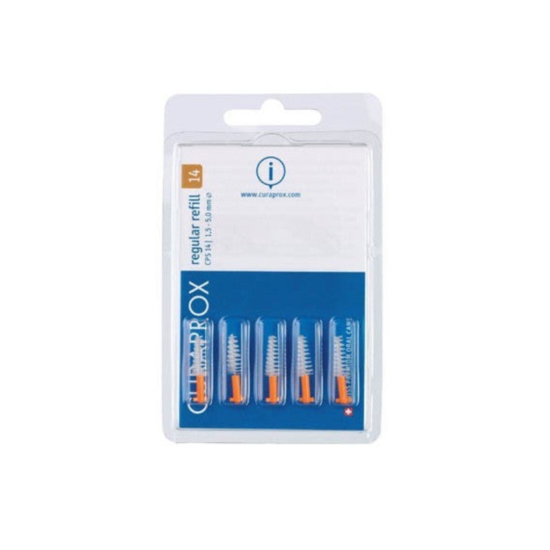 CPS 14 Interdental Tip Refills 1.5 – 5.0mm Z Orange 5 items