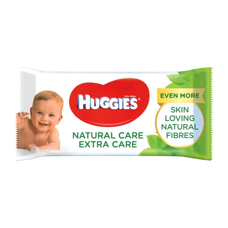 Natural Care ‘Extra Care’ Baby Wipes, Single Pack = 56 Wipes