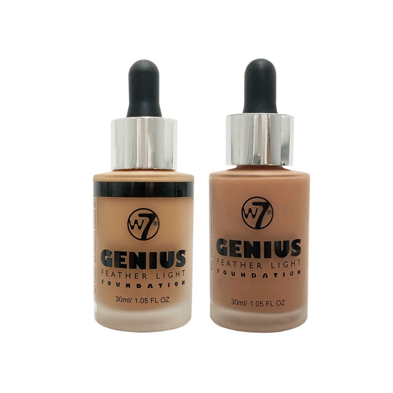 W7 Genius Feather Light Foundation Assorted Natural Tan
