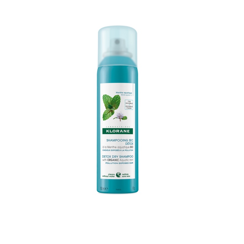 Detox Dry Shampoo With Organic Aquatic Mint For Pollution-Exposed Hair 150ml
