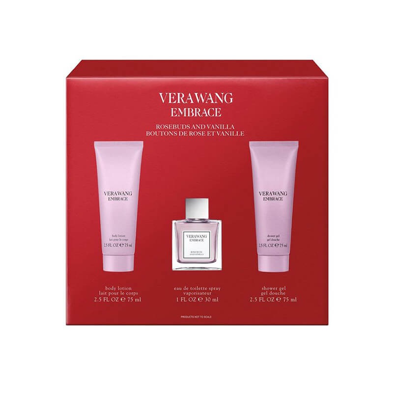 Vera Wang Embrace Rose Buds And Vanilla 3pc Set 30ml EDT (L)
