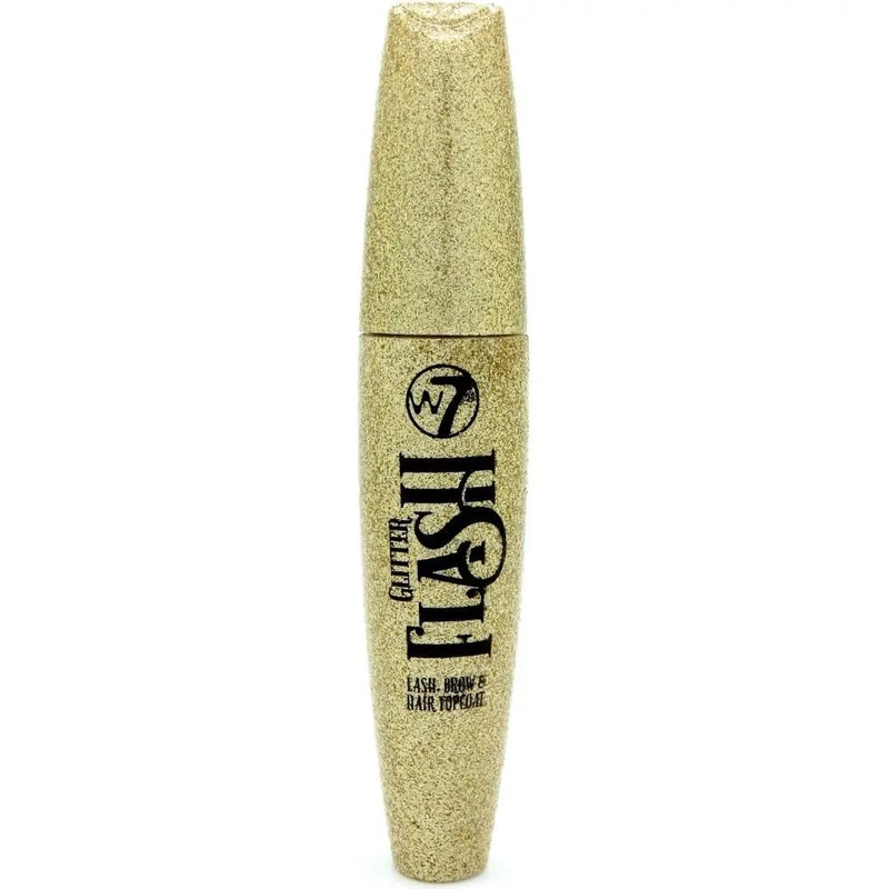 W7 Cosmetics Glitter Flash Lash, Brow & Hair Topcoat 15ml – Gold Flash