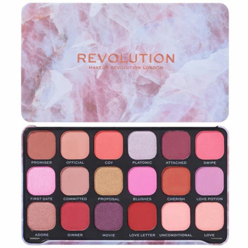 Tester Revolution Forever Flawless Unconditional Love Eye Shadow Palette