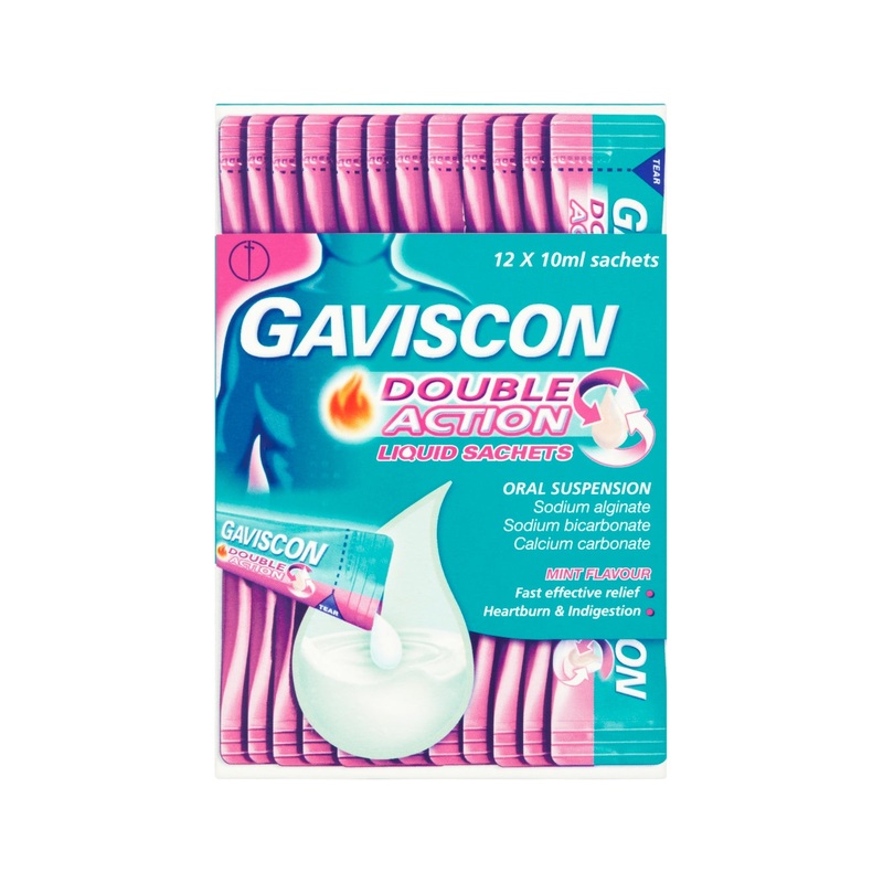 Double Action Liquid Sachets Mint Flavour 12 sachets