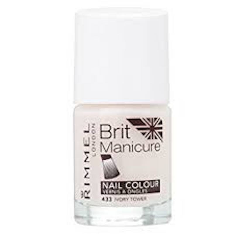 Rimmel Brit Manicure Nail Polish 433 ivory Tower