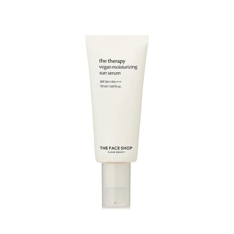 THE FACE SHOP The Therapy Vegan Moisturizing Sun Serum SPF50+ PA+++ 50ml