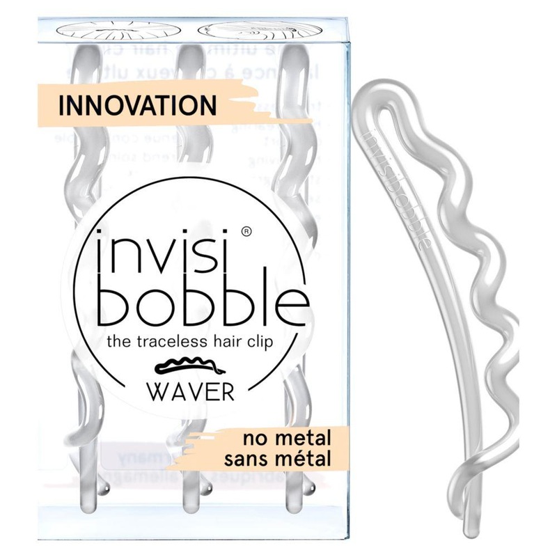 Waver Clear Hair Clips, 3 Pack