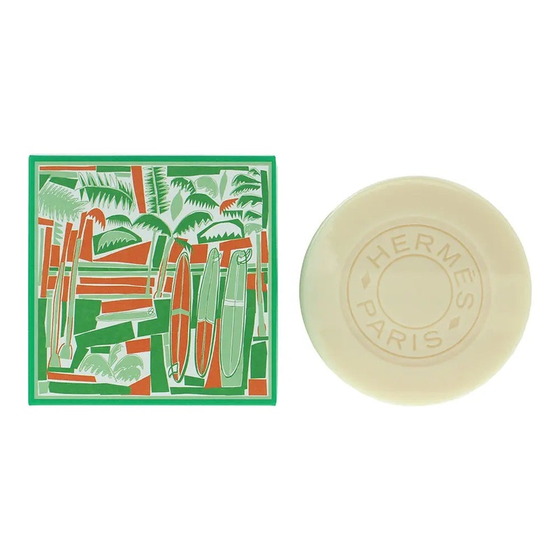 Herms Eau De Basilic Pourpre Sea Surf Fun Soap 100g