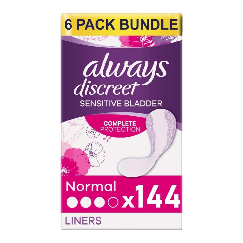 Discreet Liners – 144 Liners (6 Pack Bundle)