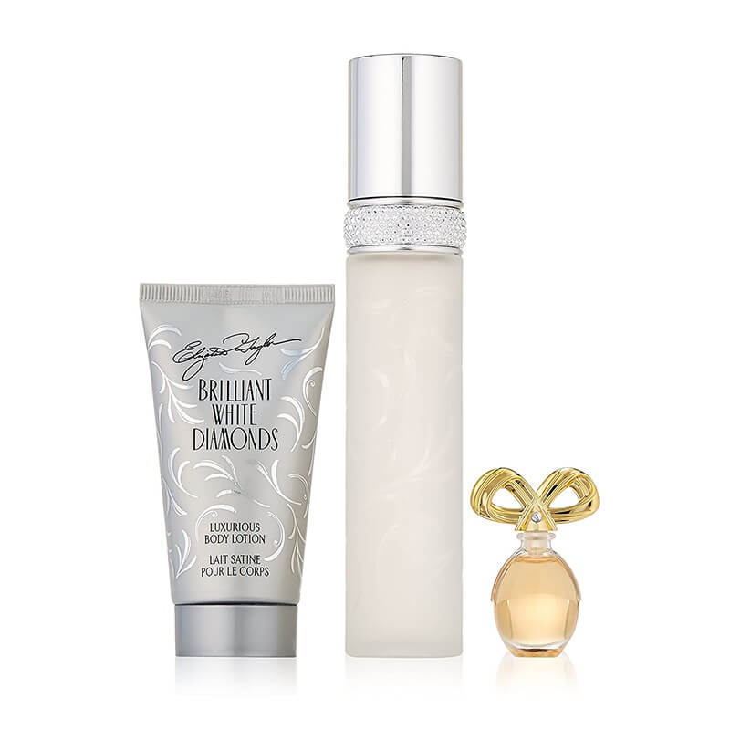 Elizabeth Taylor Brilliant White Diamonds 3pc Set 50ml EDT (L)