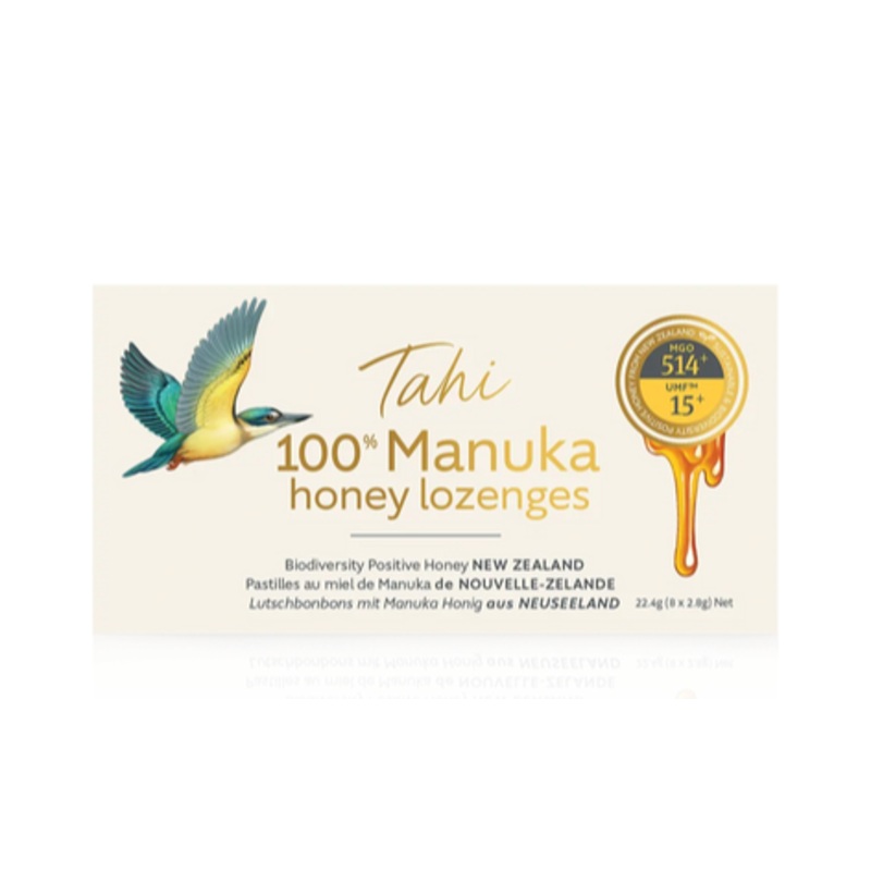 Mnuka Honey Lozenges UMF 15+ (MGO 514+) 8 Lozenges