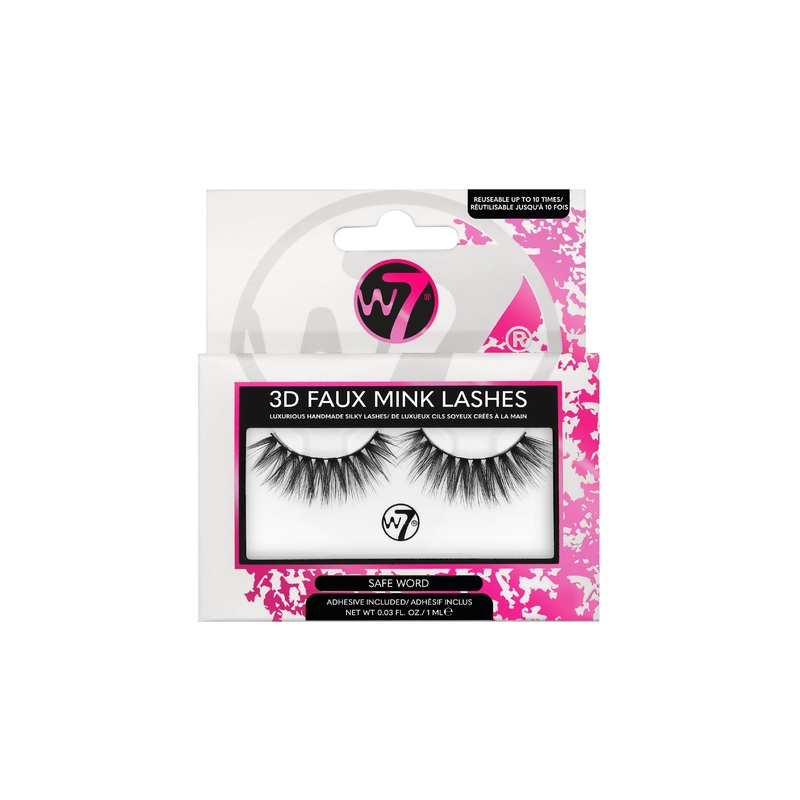 W7 3D Faux Mink Lashes Safe Word