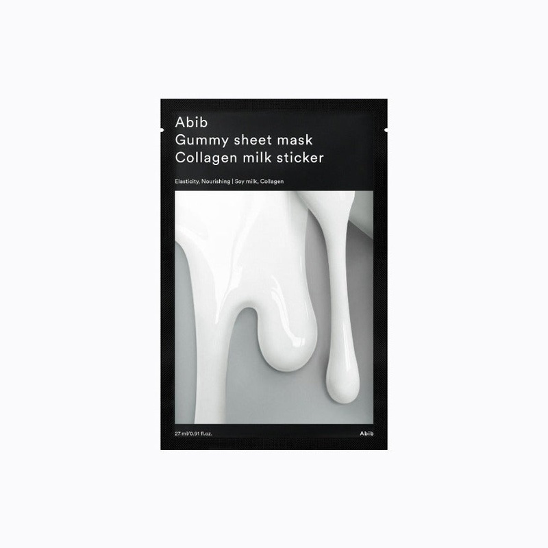 Abib Gummy Sheet Mask 5ea/10ea #Milk Sticker 5ea