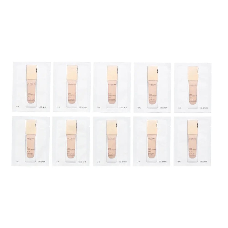 Clarins 107 Beige Everlasting Foundation+ 10 x 1.5ml – Ref 04071390
