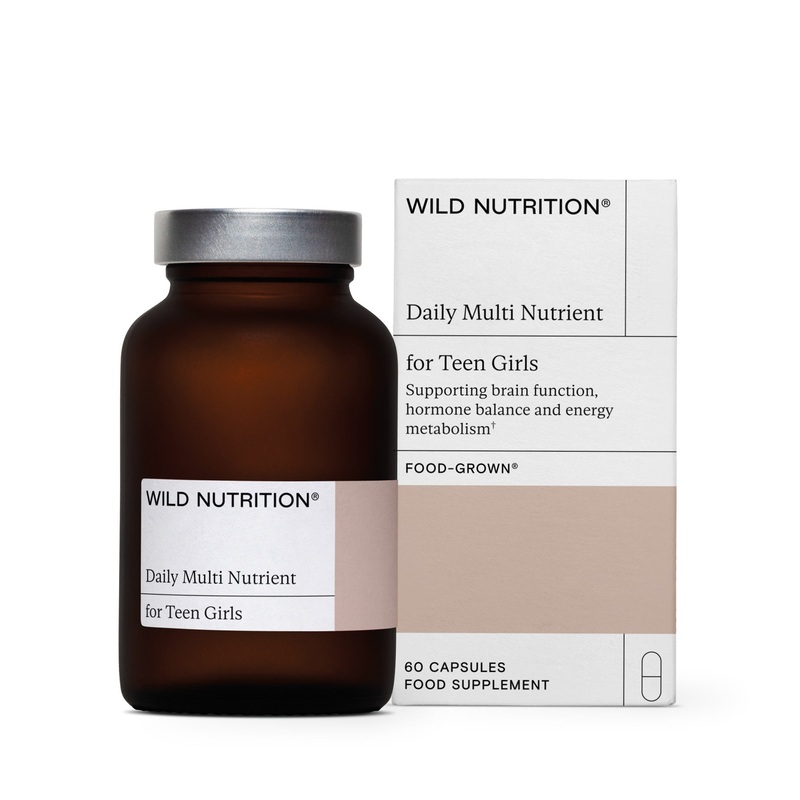 Food-Grown Daily Multi Nutrient for Teen Girls 60 Capsules