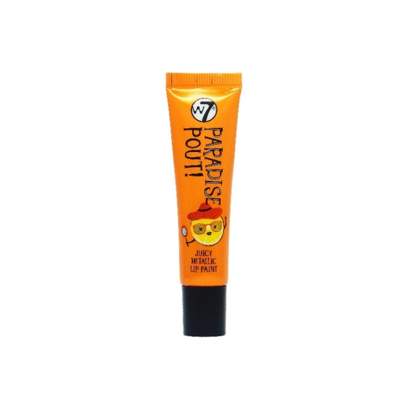 W7 Paradise Pout Lip Paint Orange