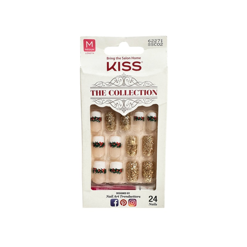 Kiss The Collection 24 Medium Nails 62271 Reef SSC02