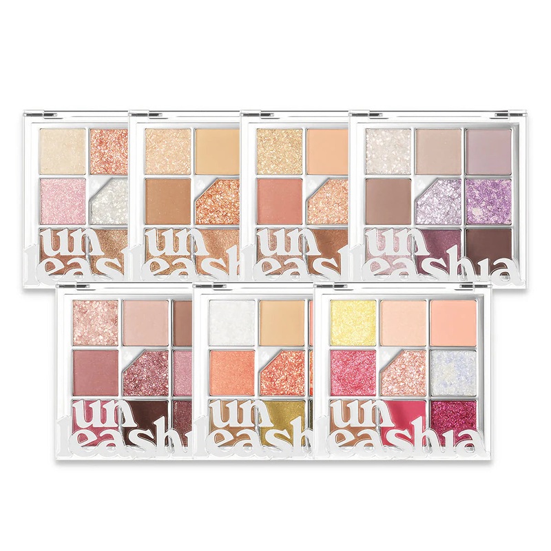 Unleashia Glitterpedia Eye Palette 6.6g 7 color No.1 All of Glitter