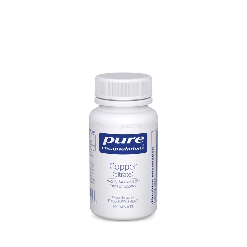 Copper Citrate 60 Capsules