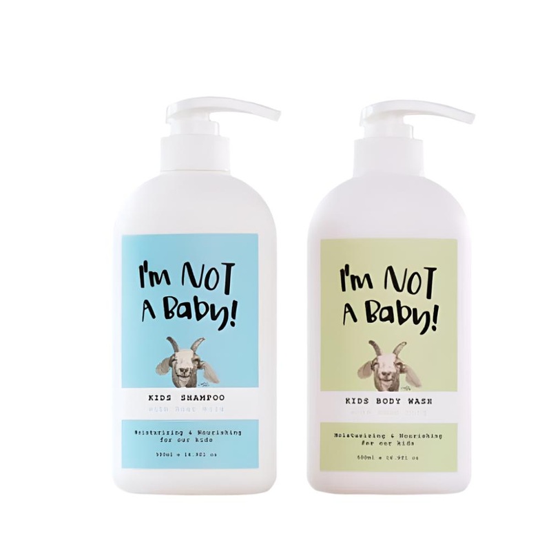 I’m Not A Baby! Kids Goat Milk Bath Set (Shampoo + Body Wash)