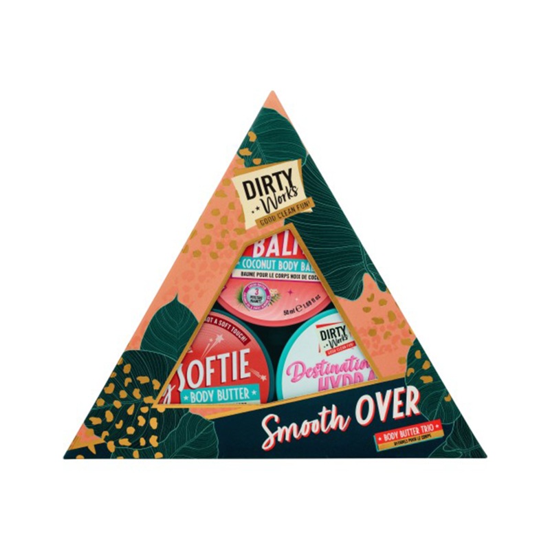 Dirty Works Smooth Over Body Butter Trio Set