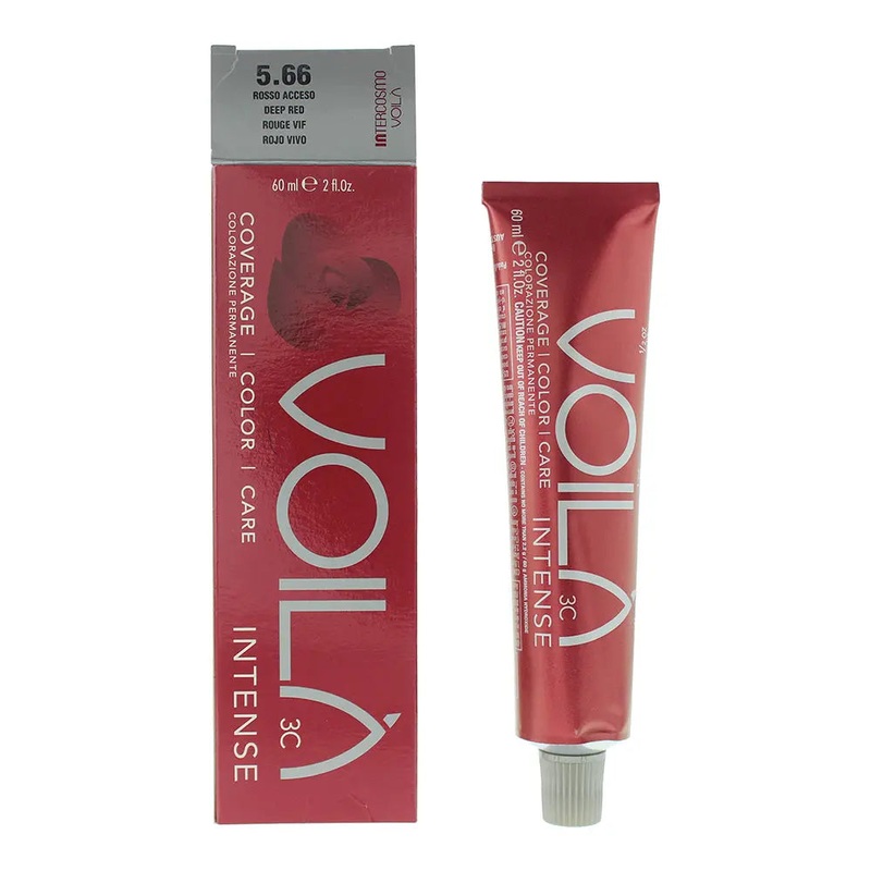Intercosmo Voil 3C Intense 5.66 Deep Red Hair Colour 60ml