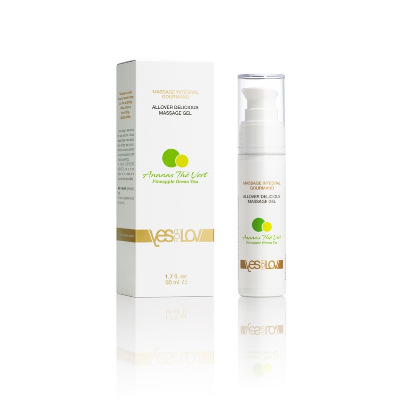 Allover Delicious Massage Gel – Pineapple Green Tea 50ml