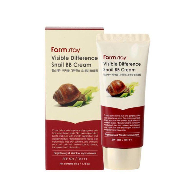 Farmstay Visible Difference Snail BB Cream SPF50+ PA++++ 50g