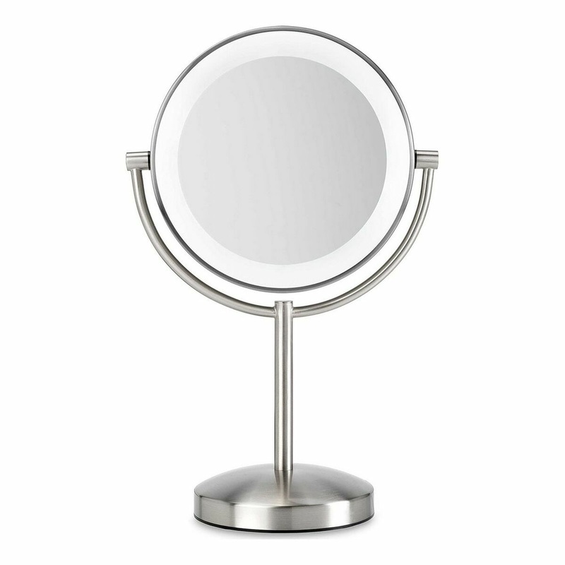 Magnifying Mirror with LED Babyliss 9437E Steel Metal (1 Unit)