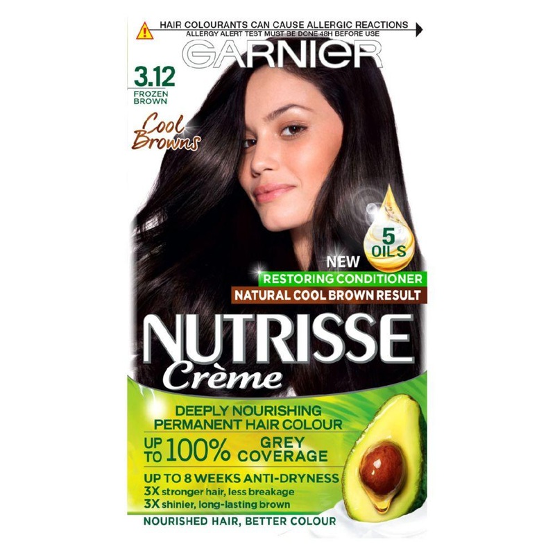 Nutrisse Cool Browns 3.12 Frozen Brown Permanent Hair Dye