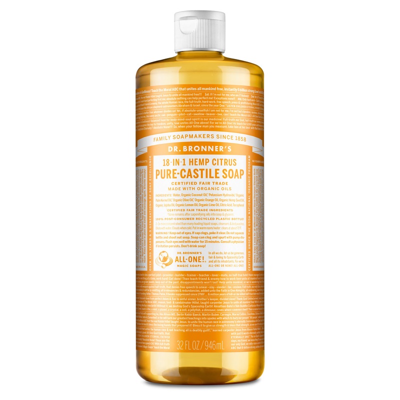 Citrus Pure Castile Liquid Soap 1 litre