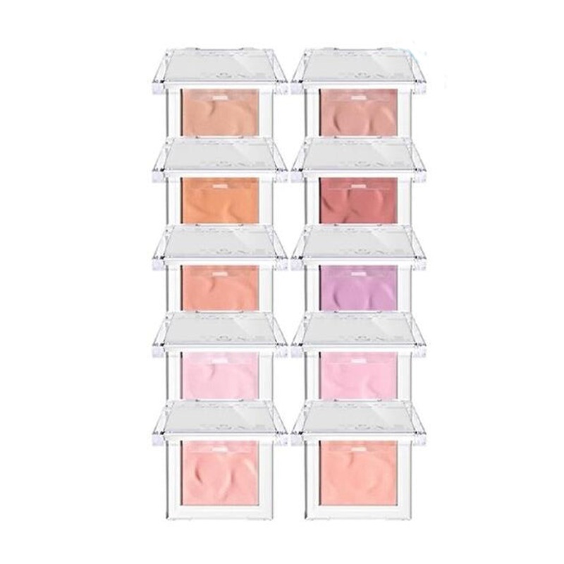 ABOUT_TONE Fluffy Wear Blusher 4.3g 10 colors 01 Veil Peach