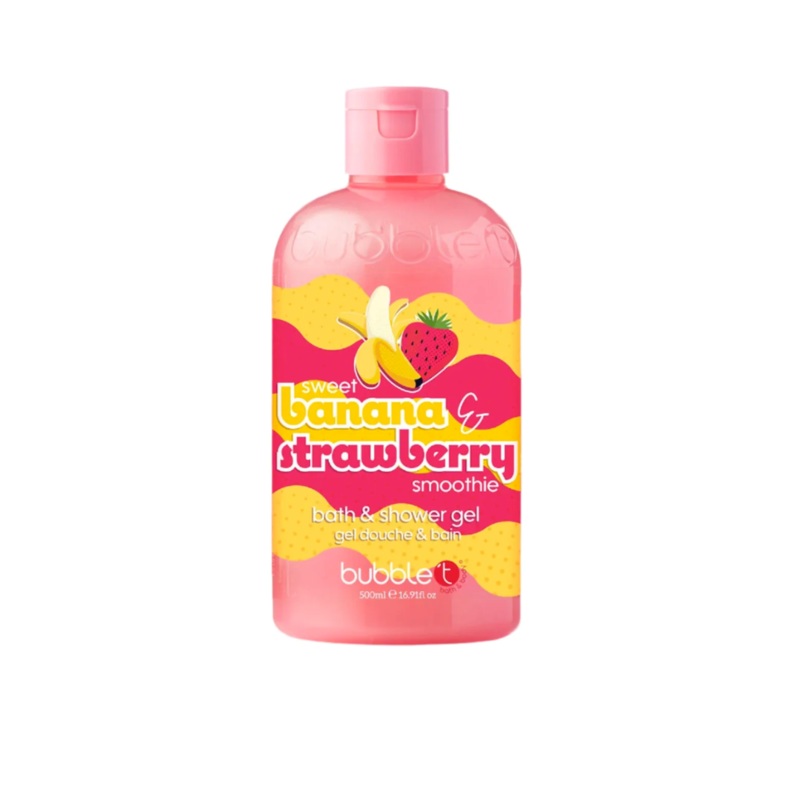 bubble t Bath & Shower Gel Soft Banana & Strawberry 500ml
