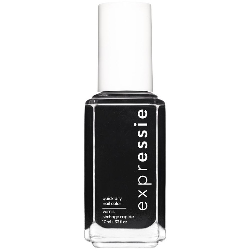 Expressie Quick Dry Formula, Black Grey Nail Polish 380 Now Or Never