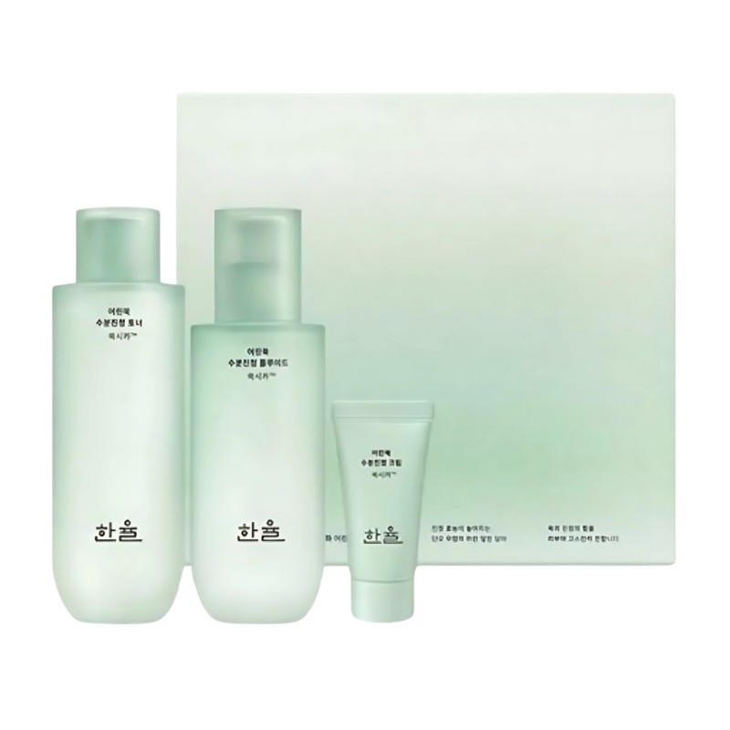 HANYUL Pure Artemisia Watery Calming Toner 150ml + Fluid 125ml Set