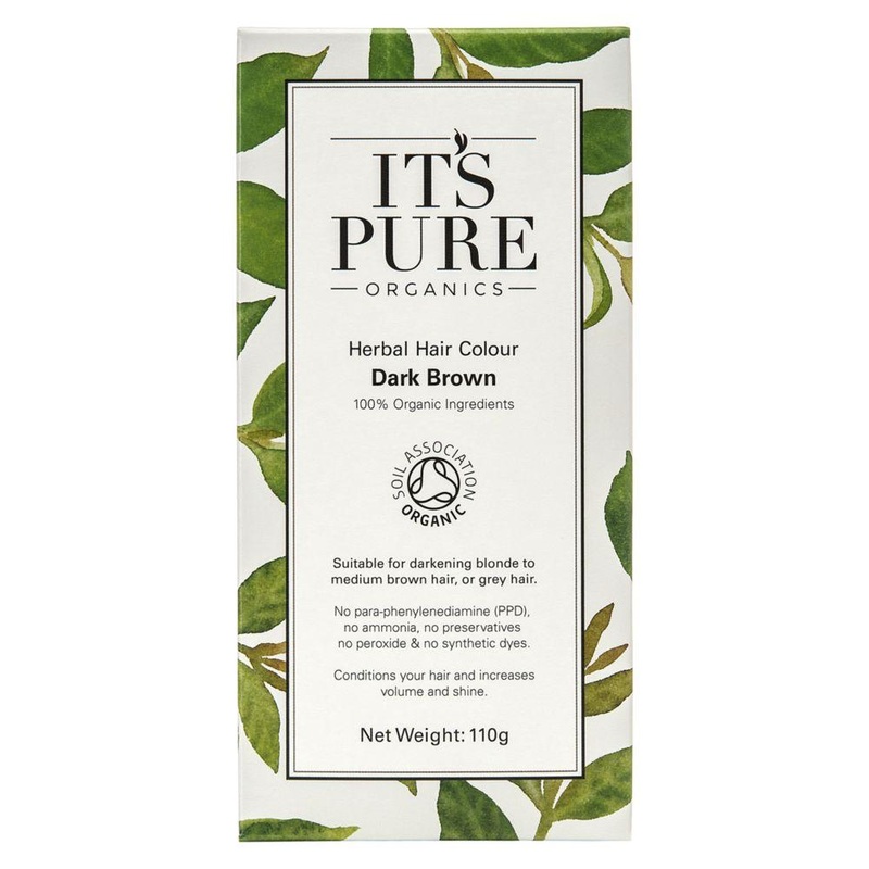 Organic Herbal Hair Colour Dark Brown