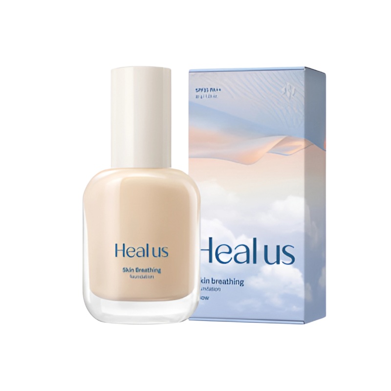 Heal us Skin Breathing Foundation Glow 30ml * 2 Colors 21N